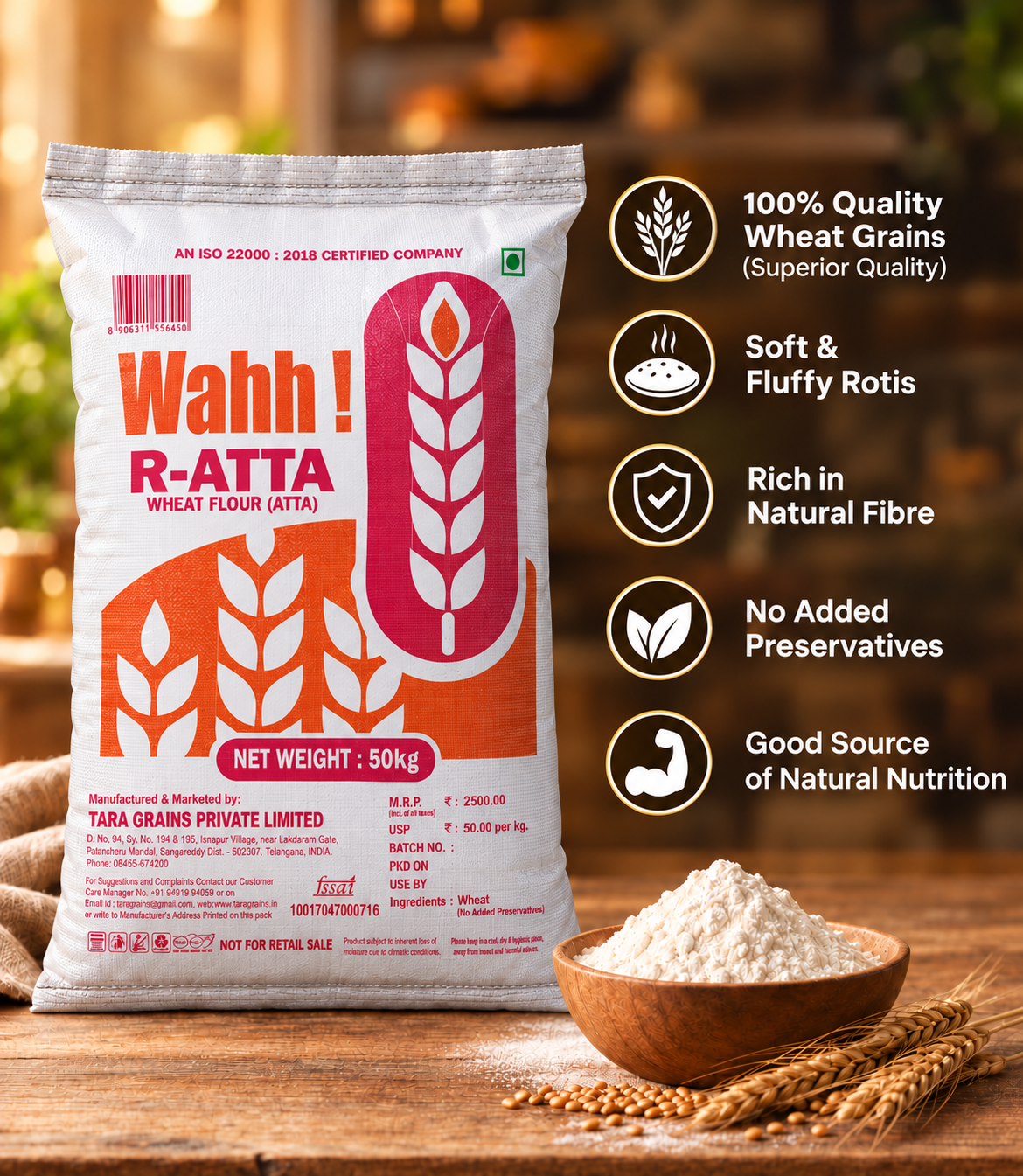 Wahh ! R-Atta Wheat Flour preview
